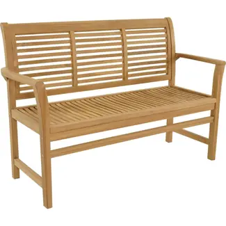Lesli Living Ławka tekowa Stripe 142 cm