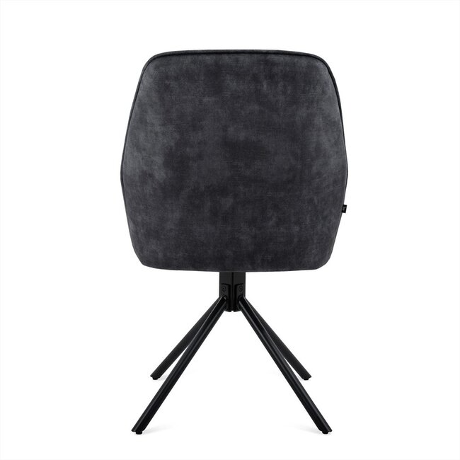 Benoa Noah Dining Chair Anthracite (set of 2 chairs)