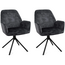 Benoa Noah Dining Chair Anthracite (set of 2 chairs)