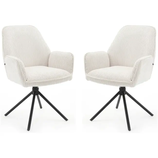 Benoa Noah Hyper Taupe Dining Chair (set of 2 chairs)