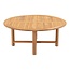 Lesli Living Table de jardin ronde en teck Ø180 cm