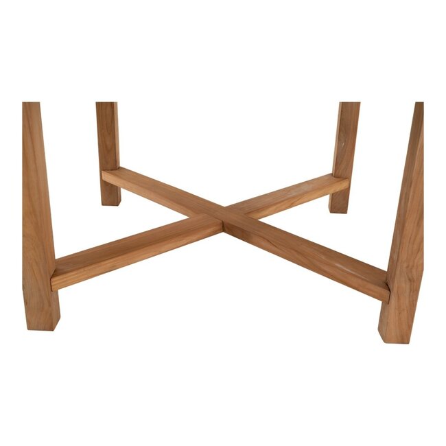 Lesli Living Runder Teak-Gartentisch Ø180 cm