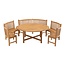 Lesli Living Table de jardin ronde en teck Ø180 cm