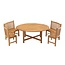 Lesli Living Ronde teakbank 200 cm