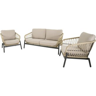Lesli Living Zestaw wypoczynkowy Zavi Beige