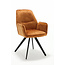 Starfurn Chaise de salle à manger Nova - Or (lot de 2)