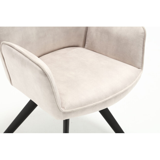 Starfurn Chaise de salle à manger Nova - Champagne (lot de 2)