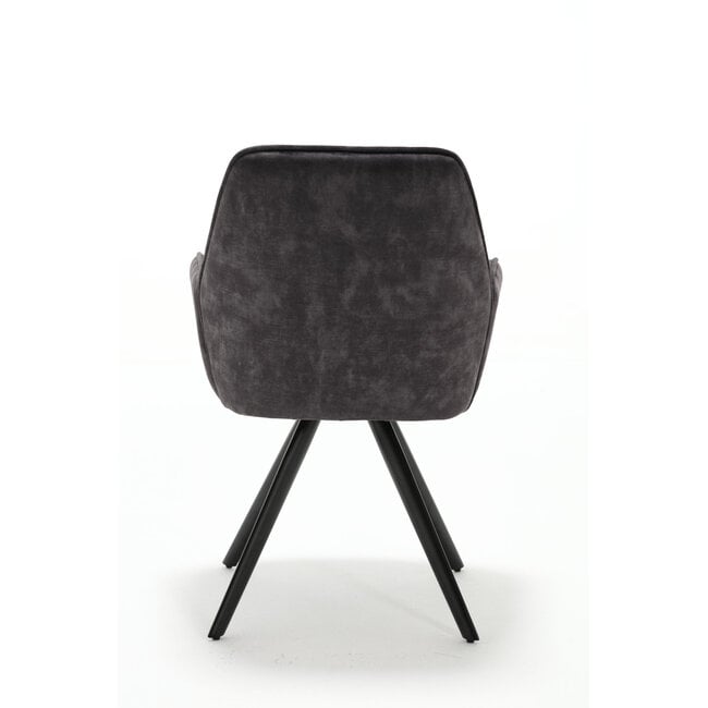 Starfurn Nova Dining Chair - Anthracite (set of 2)