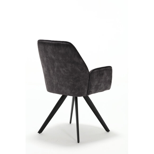 Starfurn Nova Dining Chair - Anthracite (set of 2)