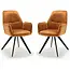 Starfurn Nova Dining Chair - Gold (set of 2)