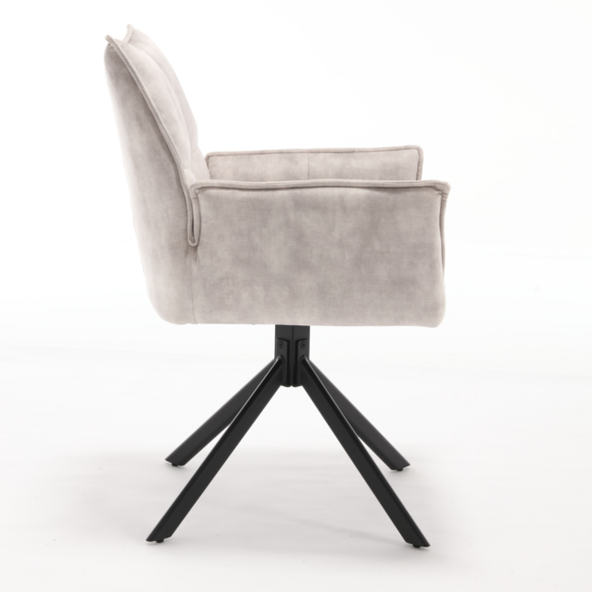 Starfurn Dani Dining Chair - Champagne Velvet (set of 2)