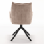 Starfurn Eetkamerstoel Dani - Fluweel Beige (set van 2)