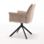 Starfurn Dani Esszimmerstuhl - Beige Samt (2er-Set)