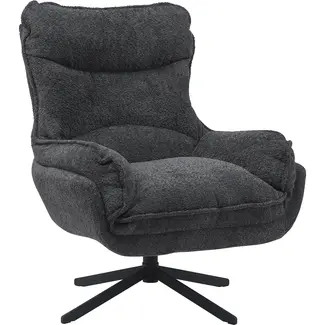 Starfurn Fauteuil Vera - Donkergrijs
