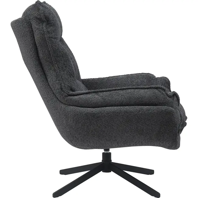 Starfurn Fauteuil Vera - Donkergrijs