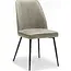 RV Design Paula Stuhl, schwarzer Stoff, Soft Sand