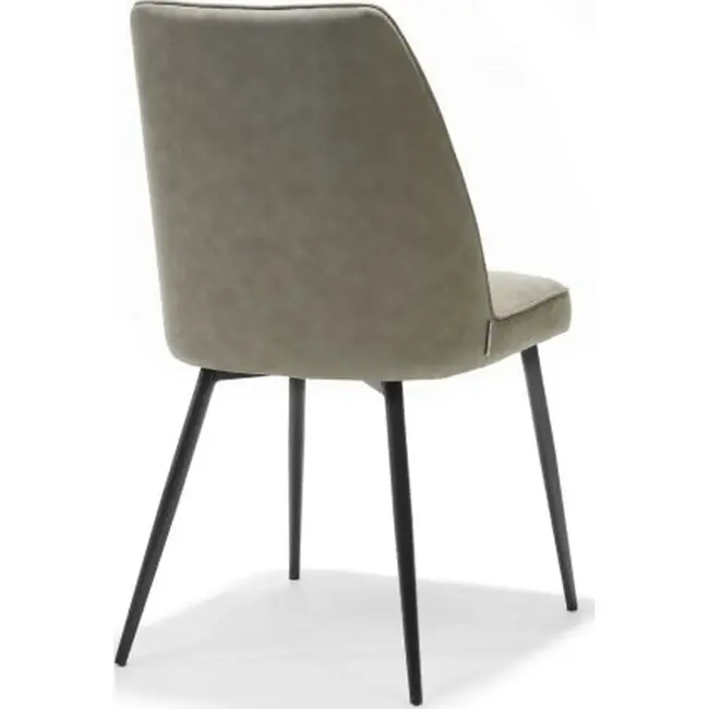 RV Design Paula Stuhl, schwarzer Stoff, Soft Sand