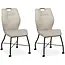 MX Sofa Chaise de salle à manger Nox - Sable (lot de 2)
