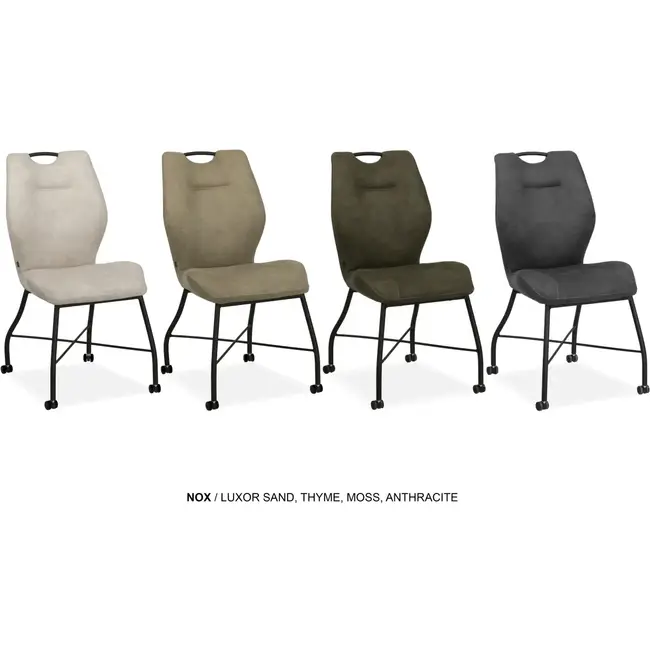 MX Sofa Chaise de salle à manger Nox - Sable (lot de 2)