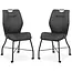 MX Sofa Chaise de salle à manger Nox - Anthracite (lot de 2)
