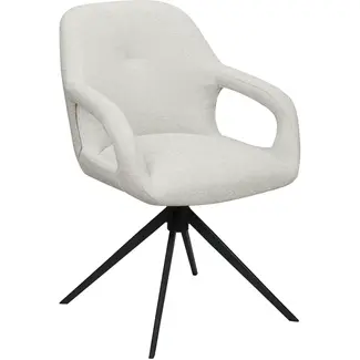 RV Design Sessel Move, Bezug Sahara Mushroom, verstellbare Rückenlehne, schwarzes Gestell