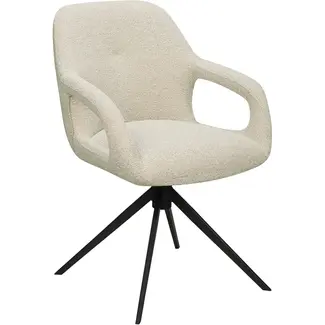 RV Design Move armstoel stof Sahara Glacier Ash - relaxfunctie - zwart frame