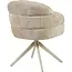 Starfurn Bella Esszimmerstuhl – Beige – Sandfarbene Beine – Mit Armlehnen