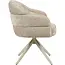 Starfurn Bella Esszimmerstuhl – Beige – Sandfarbene Beine – Mit Armlehnen