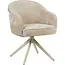 Starfurn Bella Esszimmerstuhl – Beige – Sandfarbene Beine – Mit Armlehnen