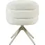 Starfurn Bella Dining Chair - Off-white - Sand-colored legs - With armrests