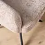 Starfurn Bella Esszimmerstuhl – Beige – Schwarze Beine – Mit Armlehnen