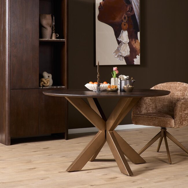 Starfurn Pied Matrix - rond - bronze - Métal