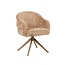 Starfurn Bella Dining Chair | Cinnamon | Bronze Base | With Armrests