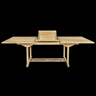 Decomeubel Rectangular extendable garden table Teak 180-240 cm