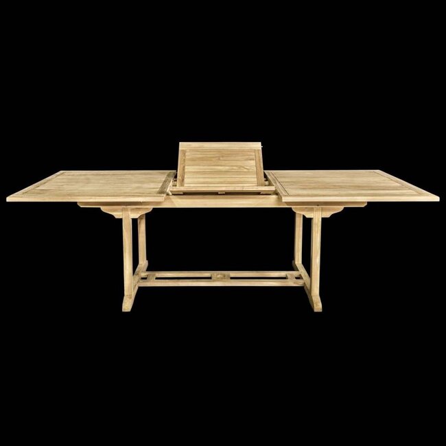 Decomeubel Rectangular extendable garden table Teak 180-240 cm