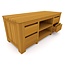 Decomeubel Teak TV Cabinet 4 Drawers, 2 open compartments