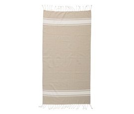 Bloomingville Bloomingville hammam handdoek beige