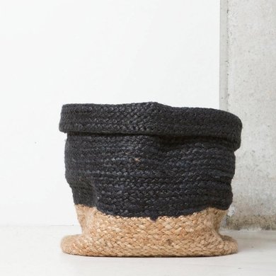 Urban Nature Culture Amsterdam Urban Nature Culture burlap basket Blue