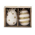 Bloomingville Bloomingville deco Easter white gold