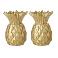 Bloomingville Bloomingville pepper and salt set gold Pineapple