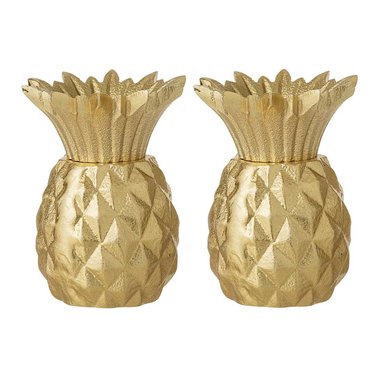 Bloomingville Bloomingville pepper and salt set gold Pineapple