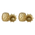 Bloomingville Bloomingville pepper and salt set gold Pineapple