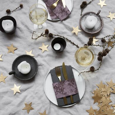 House Doctor House Doctor garland stars gold