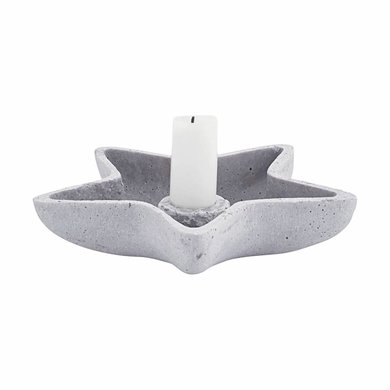 House Doctor House Doctor candlestick concrete star