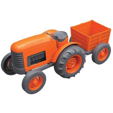 Greentoys Orange Tractor Greentoys