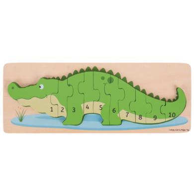 Greentoys Puzzel krokodil