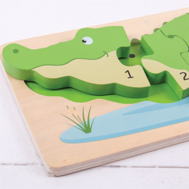 Greentoys Puzzle crocodile