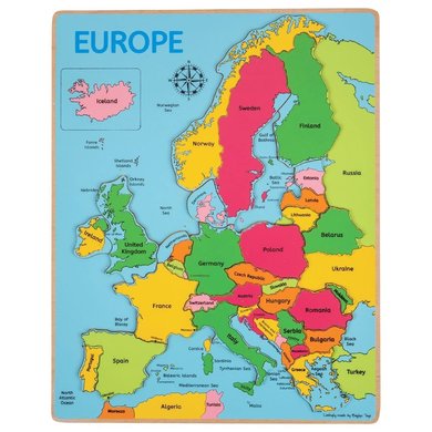 Greentoys Puzzel Europa