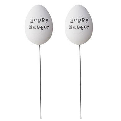Bloomingville Bloomingville deco egg Happy Easter