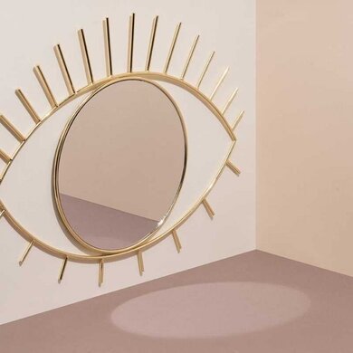Doiy Wall mirror "Cycloop" L gold